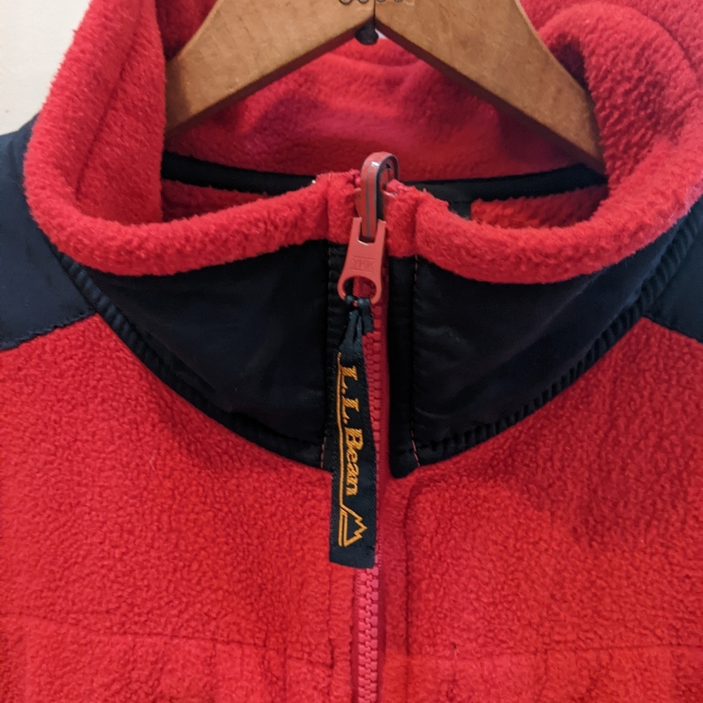 LLBean fleece all conditions jacket - Picture 3 of 4